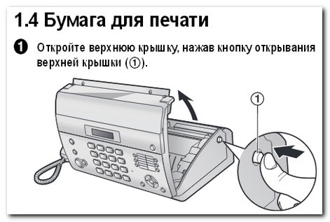 Как установить бумагу в факс